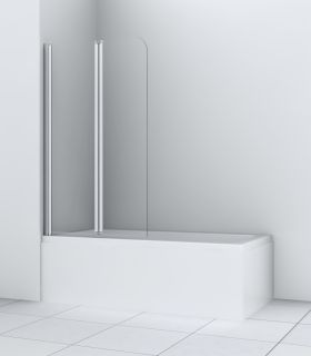 Шторка для ванны Azario BOSTON AZ-141 80 (41,5+38,5)*140 80*140